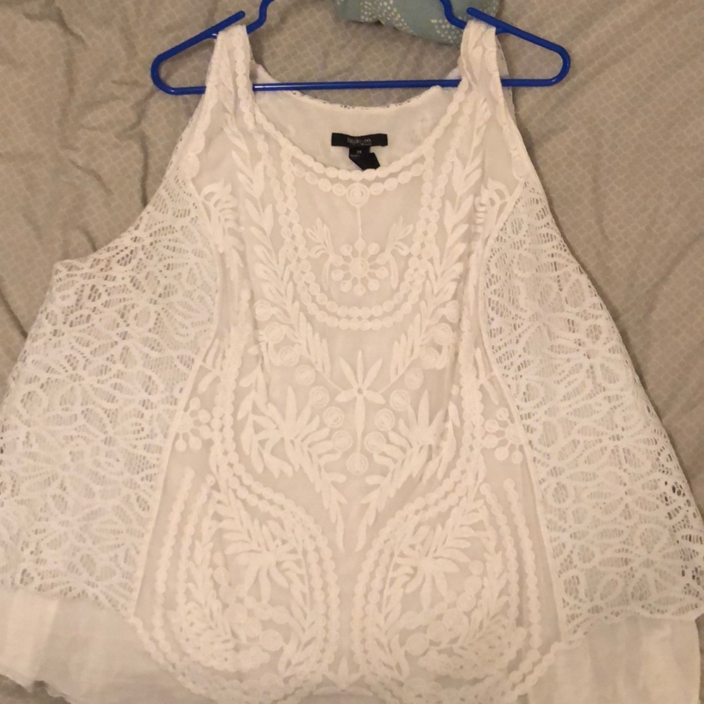 Pretty white print